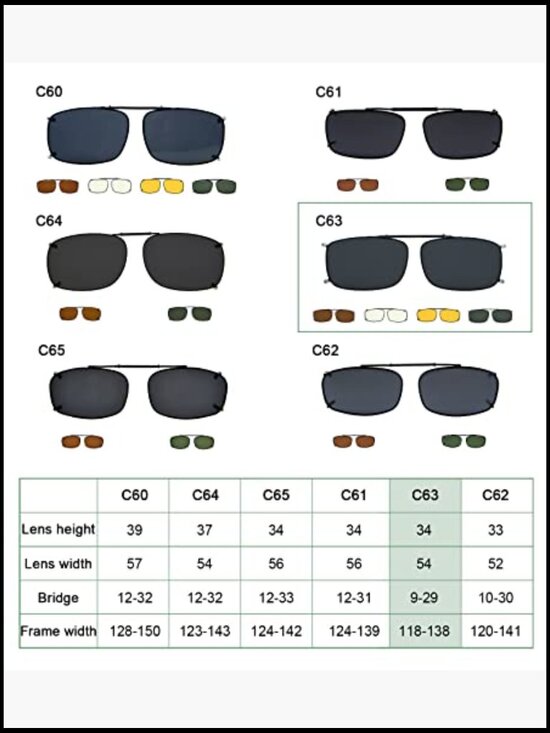 Metal Clip On Polarized Sunglasses UV Protection Scratch Resistant main image 6